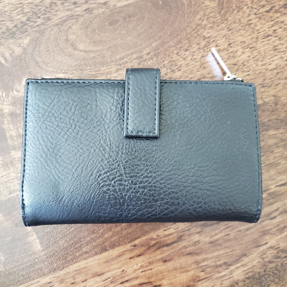 Matt & Nat black Faux Leather Wallet - Picture 2 of 5